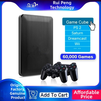 Prenosná herná konzola s podporou HD hier Saturn/N64, 3D retro kockový dizajn, bezdrôtová, MP4 prehrávač, Android kompatibilný