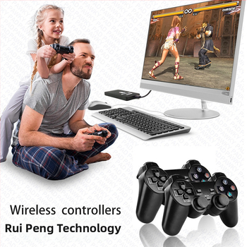 Prenosná herná konzola s podporou HD hier Saturn/N64, 3D retro kockový dizajn, bezdrôtová, MP4 prehrávač, Android kompatibilný