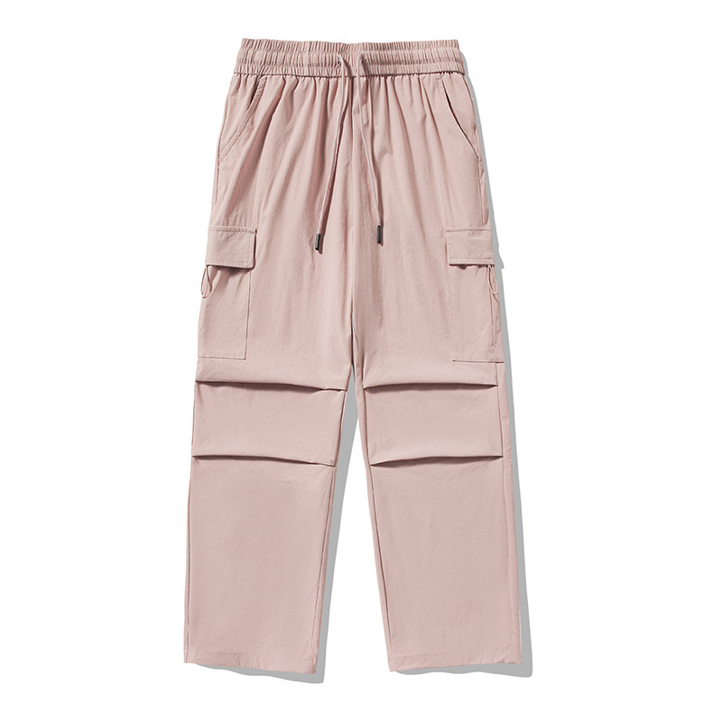 Muške brzo-sušeće cargo hlače — ljeto, s više džepova, ravnog kroja, lagane i prozračne, tkanina od nylon-spandex smjese