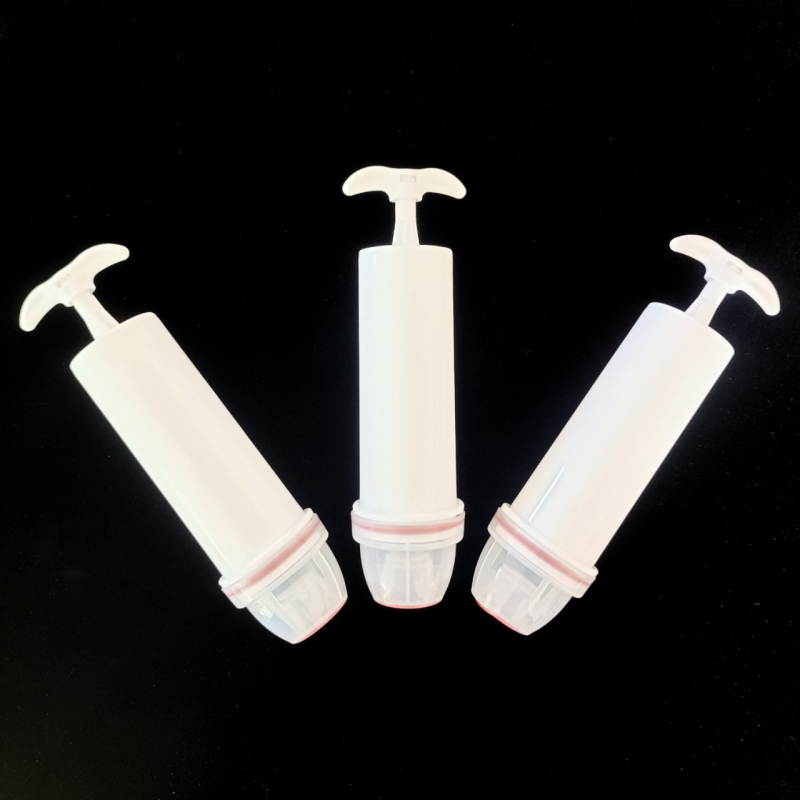 Σακούλες κενού για συσκευασία τροφίμων με υφή πλαστικού εκτύπωσης, διπλό φερμουάρ, βαλβίδα αέρα — Μάρκα Heshun