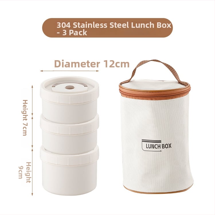 Κυκλικό κουτί γεύματος από PP, κατάλληλο για τρόφιμα, ασφαλές σε μικροκύματα, διατηρεί τη θερμότητα, χωρητικότητα 301-500 ml