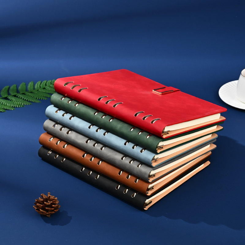 Bilježnica s izmjenjivim listovima, 9 rupa i odvojivi 6-rupa povez, Dowling papir 80 gsm, 50–100 stranica