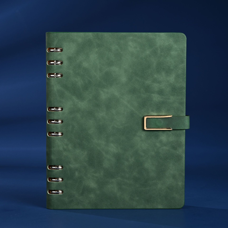 Bilježnica s izmjenjivim listovima, 9 rupa i odvojivi 6-rupa povez, Dowling papir 80 gsm, 50–100 stranica