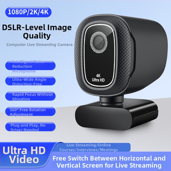 B23 USB kamera 4K s krytom súkromia, autofocus, 12 MP senzor, 30 FPS