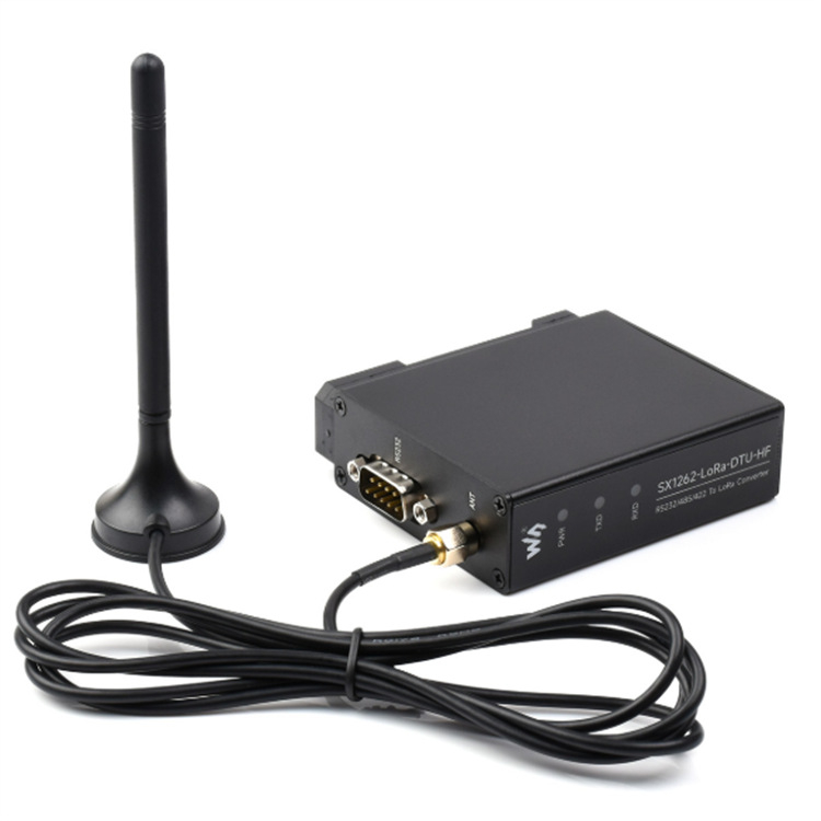 LoRa DTU dátový terminál s RS232/RS485/RS422 pre LoRa, Sub-GHz HF/LF kit SX1262-LoRa-DTU-HF-Kit / SX1262-LoRa-DTU-LF-Kit, pre priemyselné a poľnohospodárske zber dát; FEC, OEM spracovanie, podpora jednotkovej distribúcie