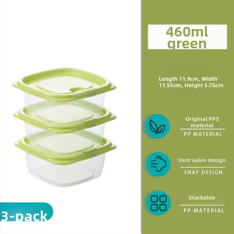 Camellia Κουτί συντήρησης τροφίμων, πλαστικό, ορθογώνιο, κατάλληλο για φούρνο μικροκυμάτων, με καπάκι