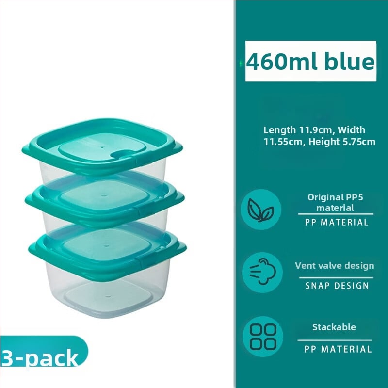 Camellia Κουτί συντήρησης τροφίμων, πλαστικό, ορθογώνιο, κατάλληλο για φούρνο μικροκυμάτων, με καπάκι