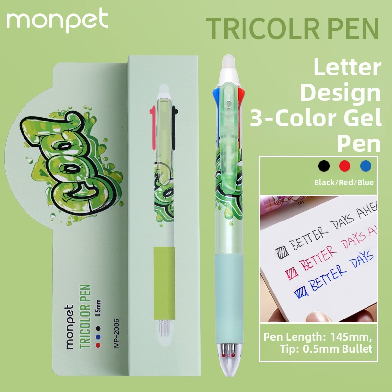 Cartoon séria mazateľné pero s push-type mechanizmom, guľôčková špička, z nerezovej ocele, plastové puzdro