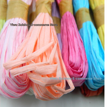 Ručne tkaná šnúrka z Kraft papiera na darčekové tašky, hrúbka 1,5–2 mm, značka Drunk continent