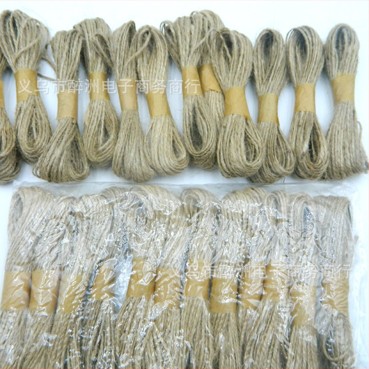 Ručne tkaná šnúrka z Kraft papiera na darčekové tašky, hrúbka 1,5–2 mm, značka Drunk continent