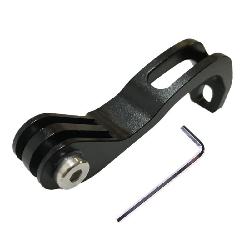Držač prednjeg svjetla viljuške za cestovni/ sklopivi bicikl s držačem GoPro/kamere, aluminij, produženi nagib