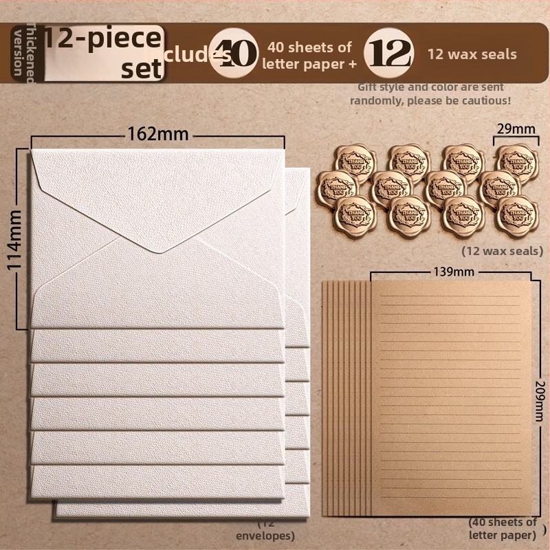 Set koverti od kraft papira, zapadnog stila koverti, model 20213