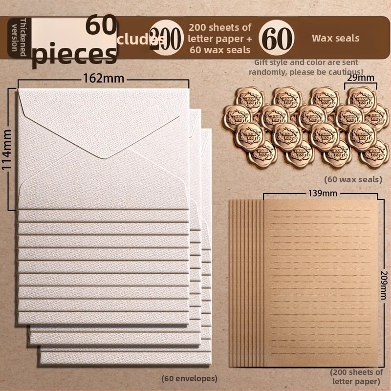 Set koverti od kraft papira, zapadnog stila koverti, model 20213