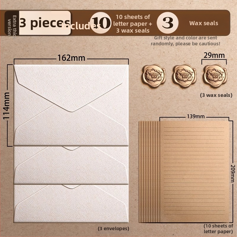 Set koverti od kraft papira, zapadnog stila koverti, model 20213