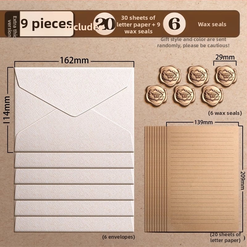 Set koverti od kraft papira, zapadnog stila koverti, model 20213