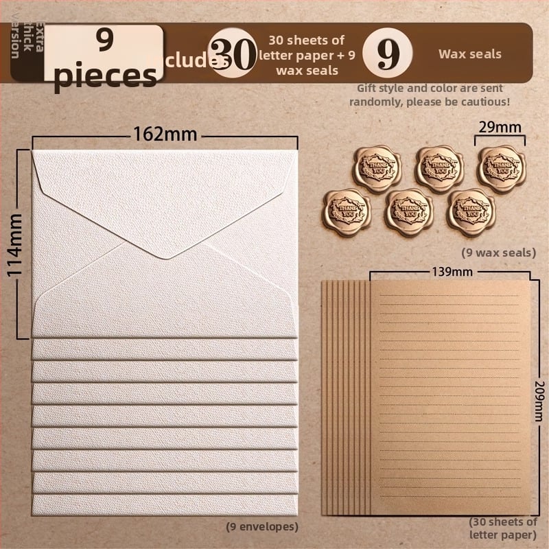 Set koverti od kraft papira, zapadnog stila koverti, model 20213