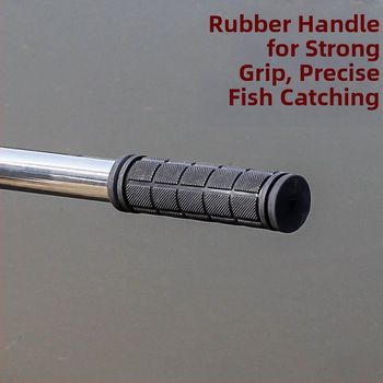 A1R Nerezová oceľ, dlhá tyč, pevný vnútorný kruh, hlava s liatou sieťou, sieťka 0,3