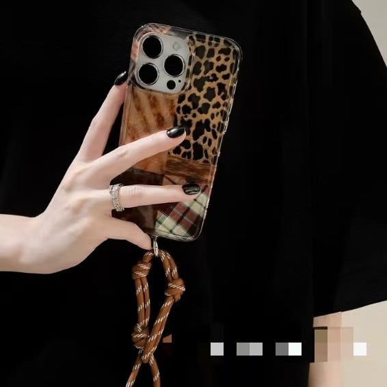 Θήκη iPhone – leopard print vintage ραφή, πίσω κάλυμμα, TPU, IMD, προσαρμόσιμη, ανθεκτική στη φθορά και στις πτώσεις (για iPhone 11/12/12 Pro/Max, 13/13 Pro, 14/14 Pro/Max)