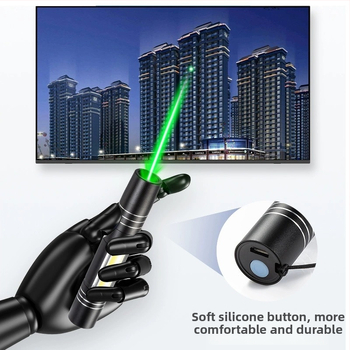 Laser pokazivač s COB bočnim svjetlom — aluminijska legura, USB punjiva, otisak logotipa, prilagodba izrade, licencirana privatna marka