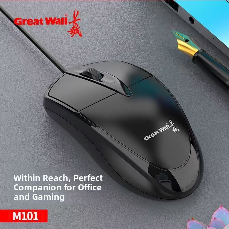 Káblová USB myš, 3 tlačidlá, ergonický dizajn, kompatibilný s notebookmi