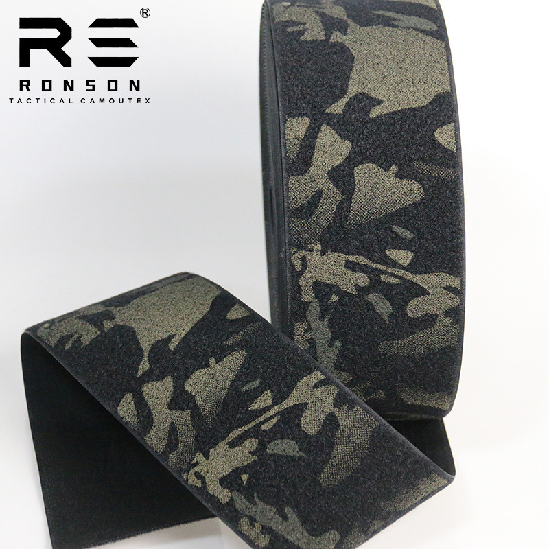 Rongsheng камуфлажен вълнен велкро лента за маншет на ръкав, нейлонов Velcro материал за защитно оборудване и облекло