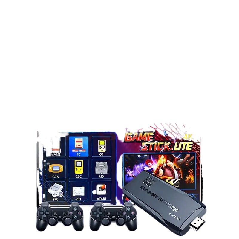 Retro arcade herná konzola pre domáce použitie s TV projektorom, bezdrôtové dvojjoysticky, HD nostalgický štýl