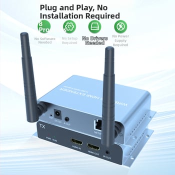 HDMI bežični extender | doseg do 200 m | 1080P rezolucija | Model HY-F088-V1 | Kompatibilan sa svim sustavima