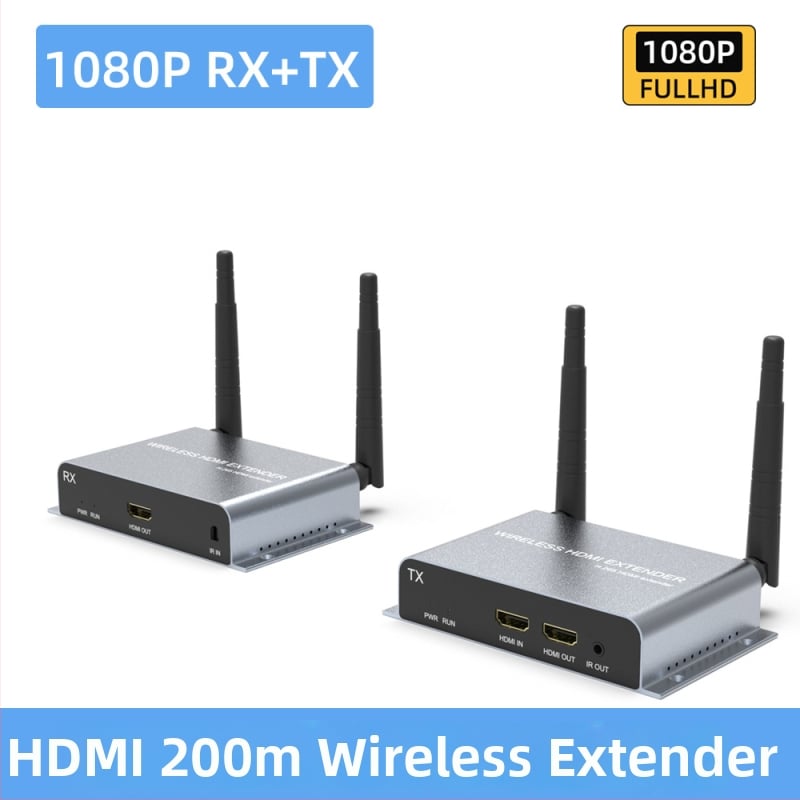 HDMI bežični extender | doseg do 200 m | 1080P rezolucija | Model HY-F088-V1 | Kompatibilan sa svim sustavima