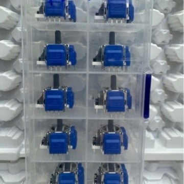 Τζόιστικ παιχνιδιών με μαγνητική αντίσταση TMR, συμβατό με PS5, μοντέλο KY-001, Control Silver, Esports στυλ