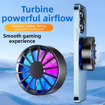 Magnetický chladič pre telefóny a tablety – vzduchové chladenie pre hry, Materiál: ABS+PC+silika-gél+zliatina, Kompatibilita: Android, iPad