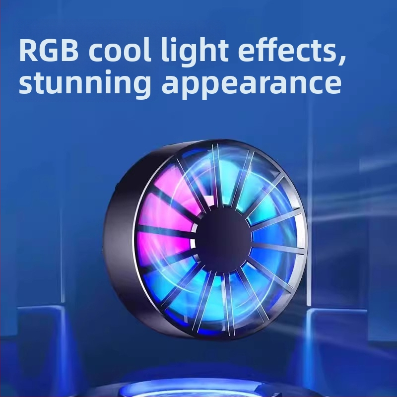 Magnetický chladič pre telefóny a tablety – vzduchové chladenie pre hry, Materiál: ABS+PC+silika-gél+zliatina, Kompatibilita: Android, iPad