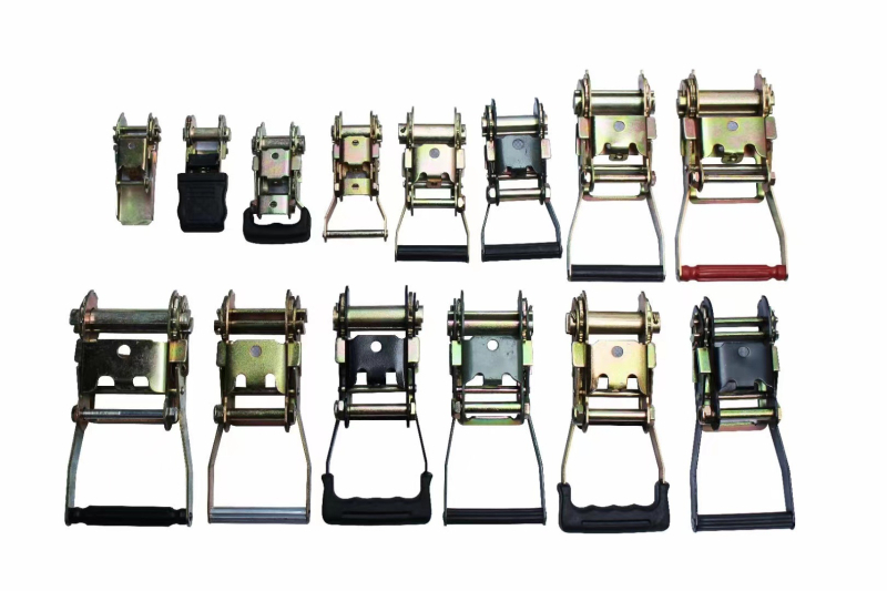 Linbang стягач за ремъци за товари с двойни куки, подсилен полиестер, за стягане на товари