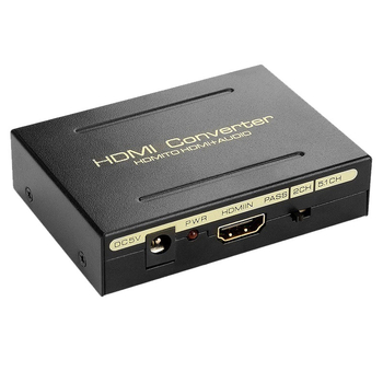 HDMI splitter s izlazom zvuka — HDMI na HDMI + SPDIF i analognni R/L zvuk, 1920x1080