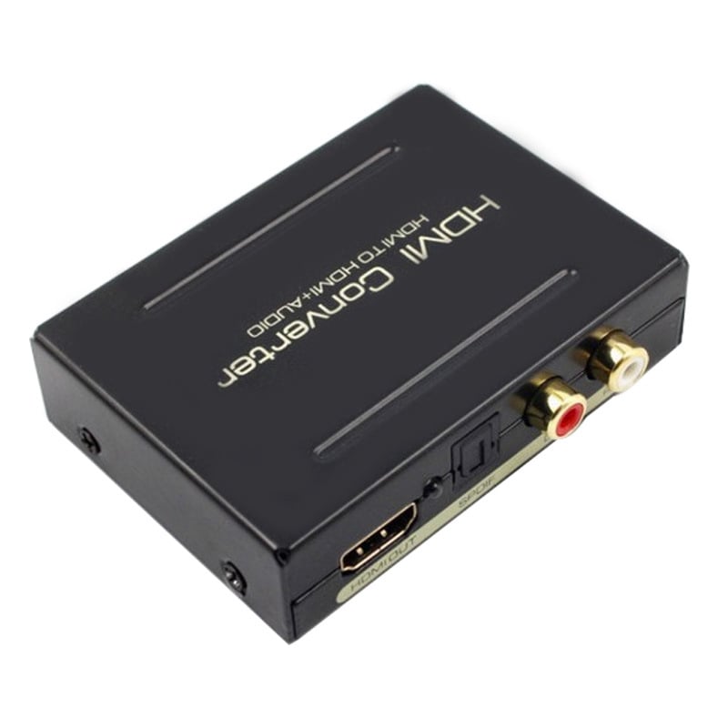 HDMI splitter s izlazom zvuka — HDMI na HDMI + SPDIF i analognni R/L zvuk, 1920x1080