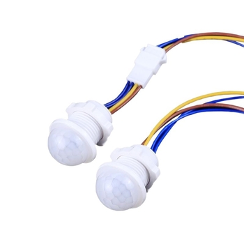 Вградим инфрачервен сензор за дневен светлинен контрол и детекция на човешко присъствие, 85–265V, обхват 4 м, 30 s забавяне