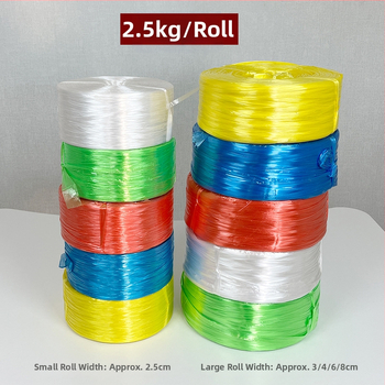Polipropilénes hevederzsinór, típus Strapping rope, terhelhetőség 13–22 kg, márka Lu dongfu