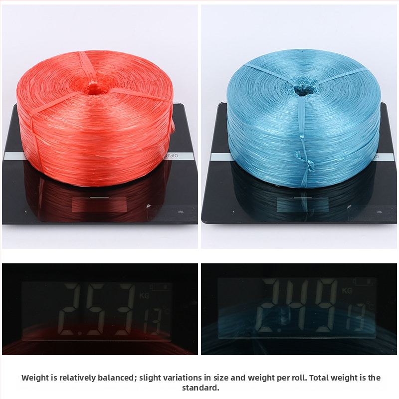 Polipropilénes hevederzsinór, típus Strapping rope, terhelhetőség 13–22 kg, márka Lu dongfu