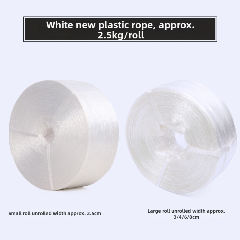 Polipropilénes hevederzsinór, típus Strapping rope, terhelhetőség 13–22 kg, márka Lu dongfu