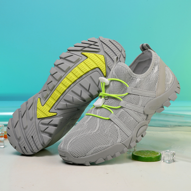 Cipele za splav rijeke i planinarenje – prozračni mrežasti gornji dio, protuklizna gumena potplat, EVA srednja potplat, niski kroj, unisex