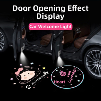 Autóbehívó fény angyalszárnyakkal és vetítéssel (vezeték nélküli, ragasztó rögzítés, 5V, 0,2A, modell Mks-3234)