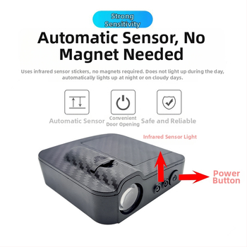 Autóbehívó fény angyalszárnyakkal és vetítéssel (vezeték nélküli, ragasztó rögzítés, 5V, 0,2A, modell Mks-3234)