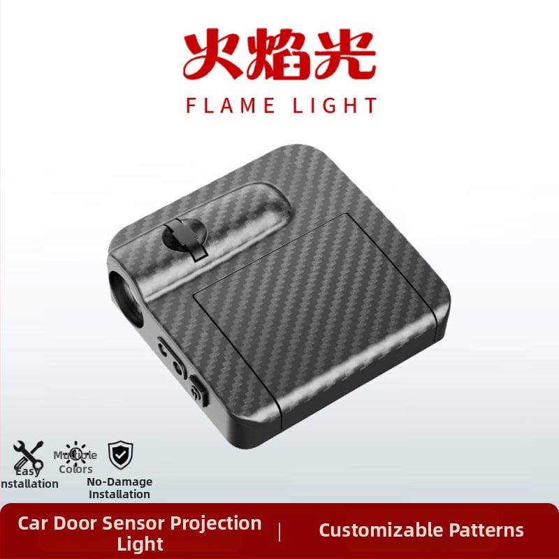 Autóbehívó fény angyalszárnyakkal és vetítéssel (vezeték nélküli, ragasztó rögzítés, 5V, 0,2A, modell Mks-3234)