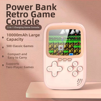 Retro prijenosna ručna konzola za igre, 128 GB memorije, bežični način za dva igrača, nostalgičan dizajn