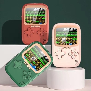 Retro prijenosna ručna konzola za igre, 128 GB memorije, bežični način za dva igrača, nostalgičan dizajn