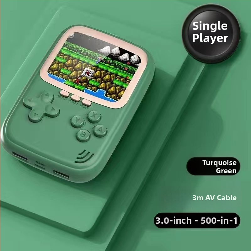 Retro prijenosna ručna konzola za igre, 128 GB memorije, bežični način za dva igrača, nostalgičan dizajn
