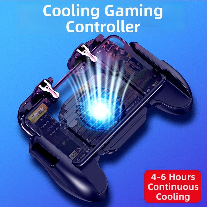 Φορητός ελεγκτής παιχνιδιών H5 – αλουμινένιο ασύρματο χειριστήριο με οθόνη αφής, συμβατό με iOS και Android