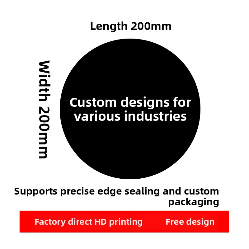 Vlastná reklamná podložka pod myš s logom, jednostranná, protišmyková, tlač tepelného transferu, OEM kompatibilný