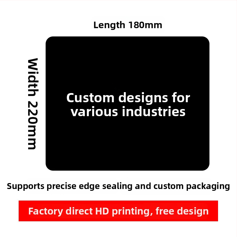 Vlastná reklamná podložka pod myš s logom, jednostranná, protišmyková, tlač tepelného transferu, OEM kompatibilný