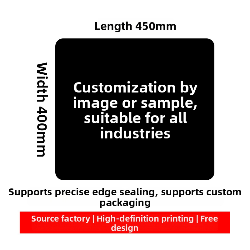 Vlastná reklamná podložka pod myš s logom, jednostranná, protišmyková, tlač tepelného transferu, OEM kompatibilný