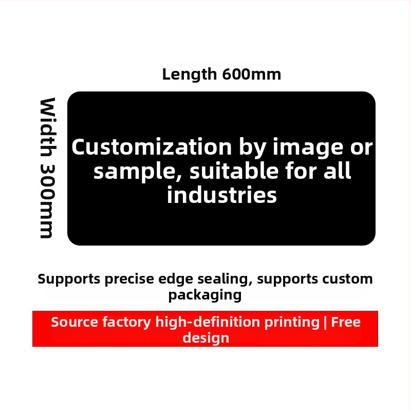 Vlastná reklamná podložka pod myš s logom, jednostranná, protišmyková, tlač tepelného transferu, OEM kompatibilný